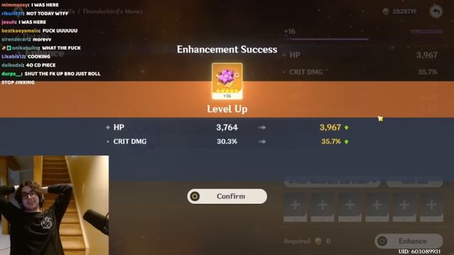 zy0x rolls INSANE 40 crit damage artifact | 020423 | Genshin Impact смотреть онлайн