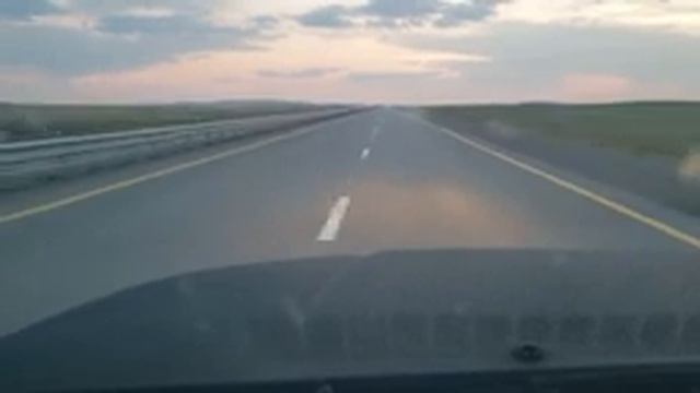 Трасса Павлодар - Нур-Султан (Астана). Часть 3. Driving Pavlodar -Nur-Sultan (Astana). Part 3 смотреть онлайн