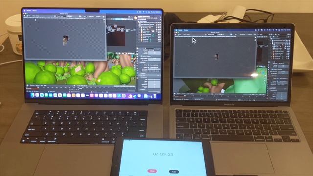 M1 Pro (2021) versus M1 (2020): BLENDER performance part 1 смотреть онлайн