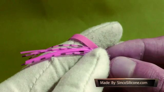 fishing lure silicone and rubber skirts - made by sincosili.com смотреть онлайн