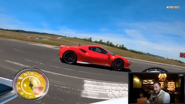 Porsche 911 Turbo S 992 vs. Ferrari F8 Spider 😨🤣 | Marc Gebauer HIghlights смотреть онлайн