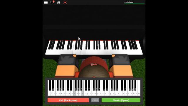 Je te Veux by: Erik Satie on a ROBLOX piano. смотреть онлайн