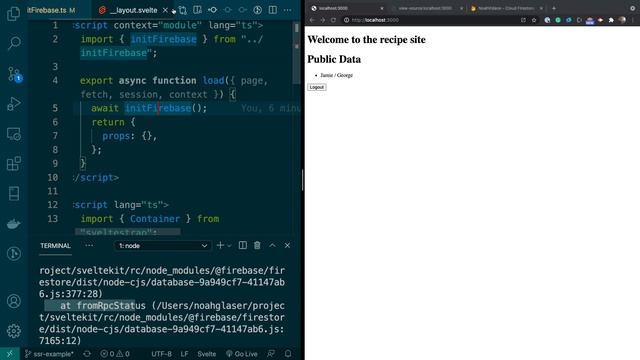 Sveltekit with Firebase, Firestore & SSR смотреть онлайн