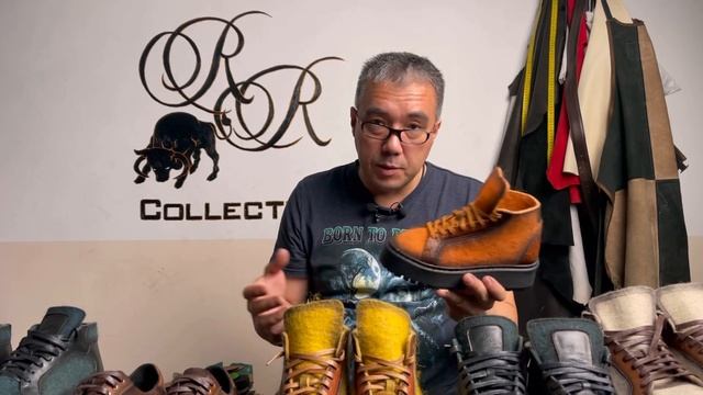 Тёплая обувь . Войлочная обувь . Кеды. Большой обзор ч.1 Ручная работа . смотреть онлайн