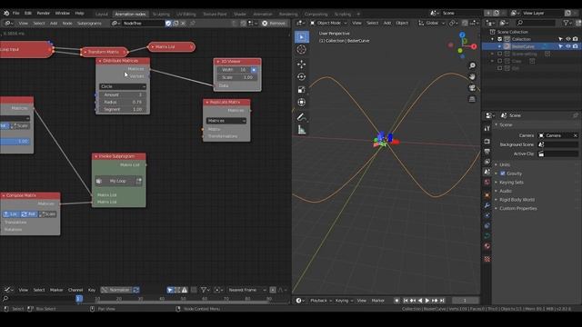 [Tut] Procedural helix/Rocket trace loop - blender animation nodes смотреть онлайн