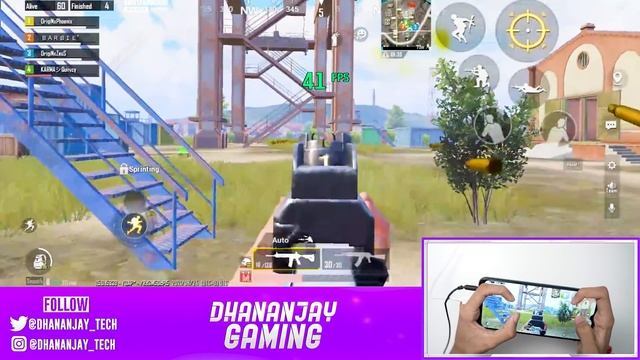 Realme C21Y BGMI Gameplay CLAW+GYRO!?? смотреть онлайн