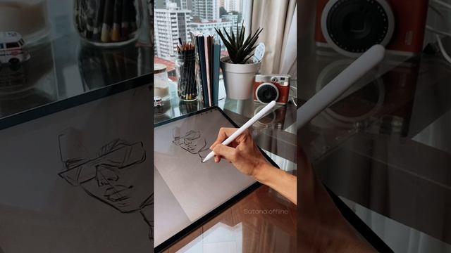 Как рисовать стикер портрет? С чего начать художнику? Как быстро научиться рисовать? смотреть онлайн