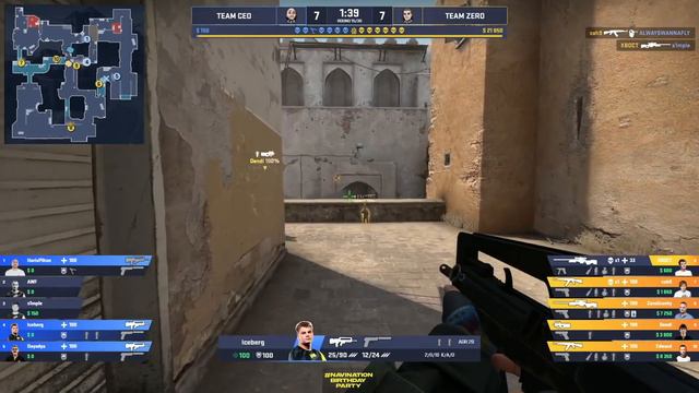 СИМПЛ И ЭВЕЛОН ИГРАЮТ ШОУМАТЧ В ДЕНЬ РОЖДЕНИЯ НАВИ ПРОТИВ СТАРИЧКОВ! S1MPLE,EVELONE VS CEH9,EDWARD!