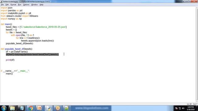 Twitter data extracted from JSON | Python Machine Learning | How to Apply Clustering on Twitter dat смотреть онлайн