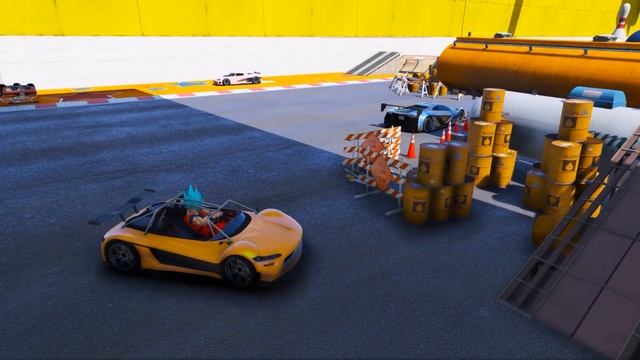 Team Superheroes Race Challenge with Supercars competition #3 (Funny Contest) - GTA V Mods смотреть онлайн