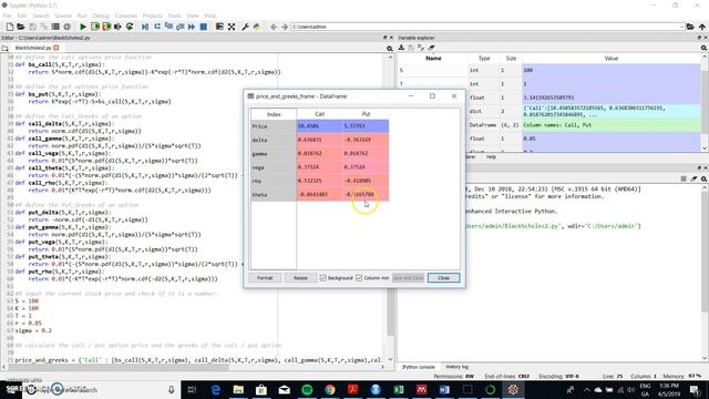 Python code for Black Scholes and CRR смотреть онлайн