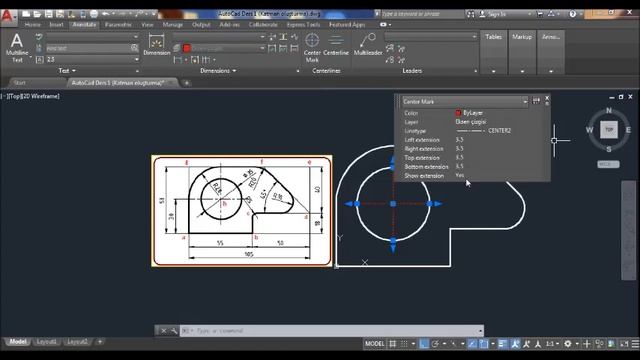 AUTOCAD KÖŞELERİ YUVARLATMA смотреть онлайн