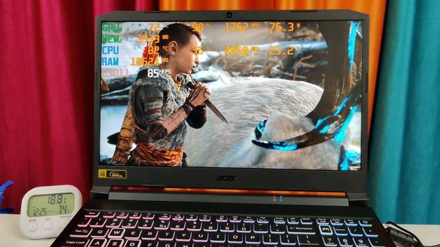 RTX 3050 Ti - God of War PC - DLSS - Acer Nitro 5 ??? смотреть онлайн