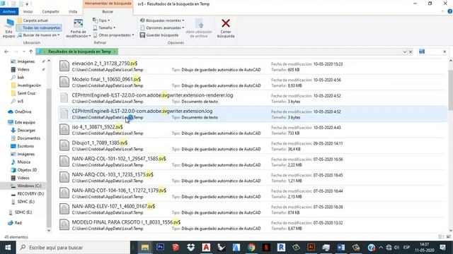 Recuperar archivos no guardados de Autocad (sv$, BAK) смотреть онлайн