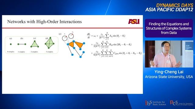 Ying Cheng Lai: Finding the Equations and Structures of Complex Systems from Data смотреть онлайн
