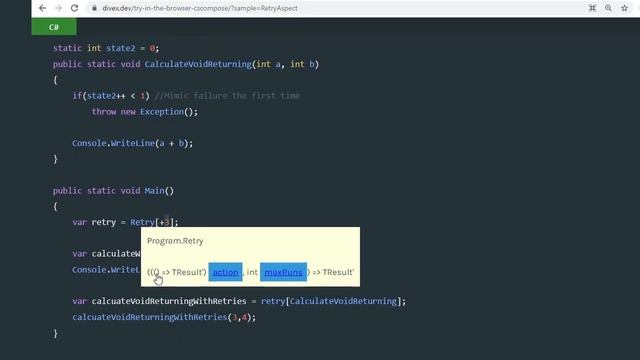 Creating a Retry Aspect using DIVEX and Composition Language 1 смотреть онлайн