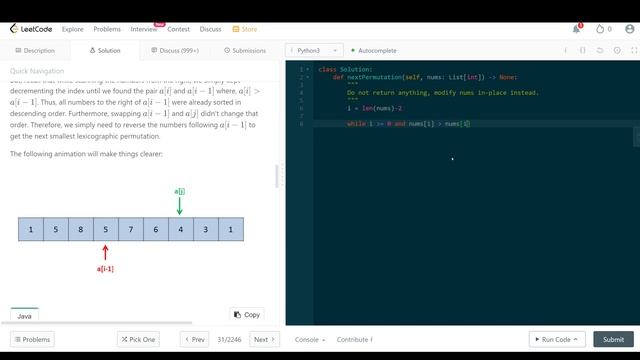 31 Next Permutation смотреть онлайн