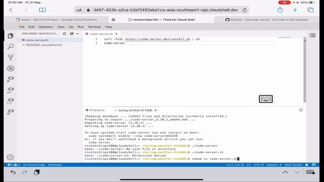 Run VS code on ipad or any device | code-server ? смотреть онлайн