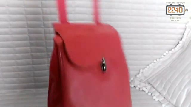 Обзор кожаного рюкзака - трансформера 1211roze red смотреть онлайн