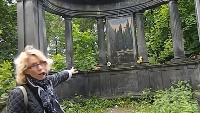 Надгробие Георг Лион и А.И.Рожновой на Немецком кладбище смотреть онлайн