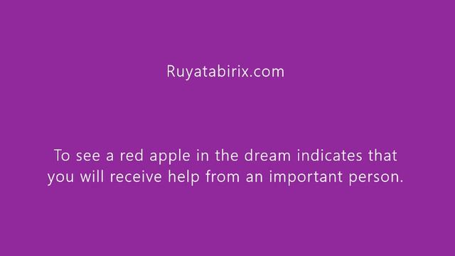 the meaning of apple in dream смотреть онлайн