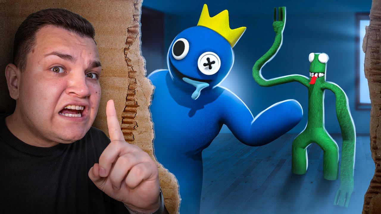 РАДУЖНЫЕ ДРУЗЬЯ МОНСТРЫ В МОЕМ ДОМЕ! Радужные друзья Rainbow friends roblox смотреть онлайн