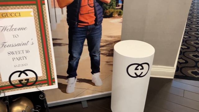 Setup With Me - Gucci Themed Sweet 16 Birthday Party