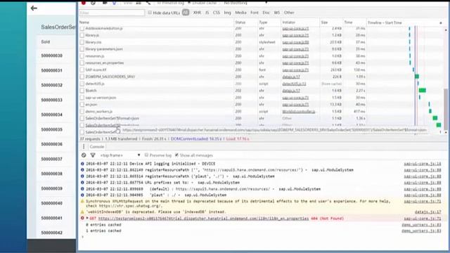 Web Worker example in SAPUI5 application смотреть онлайн