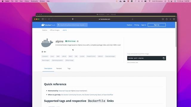 Docker image Alpine: Pull, List, Delete and docker desktop installation - Part: 3 смотреть онлайн