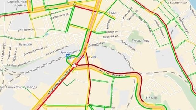 Ярославль вновь встал в пробки смотреть онлайн