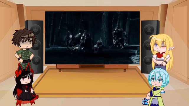 GATE react to Mortal Kombat X | Gacha reacts смотреть онлайн