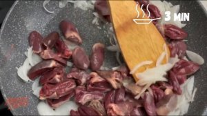 УТИНЫЕ СЕРДЕЧКИ в сметанном соусе за 15 минут ? | Вкусно Дома - простые рецепты
