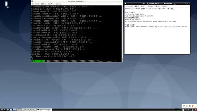 2.Debian10 amd64 LXDEにGT730のドライバ導入 смотреть онлайн