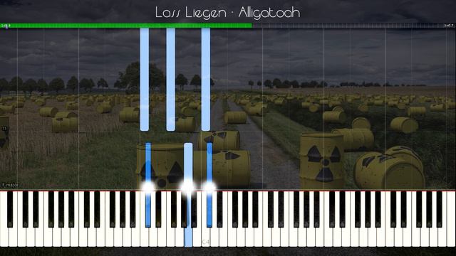Alligatoah - Lass Liegen Piano Variation (Synthesia) + Sheets смотреть онлайн