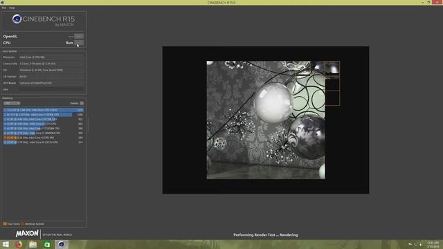 Intel Core i3-560 @ 3.33GHz Cinebench R15 Test смотреть онлайн