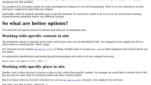 Wordpress: Passing a hardcoded page/post ID into `get_post` (2 Solutions!!) смотреть онлайн