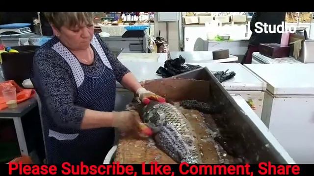 Астрахань, Рыбный Рынок в Астрахань | Fish Market , Astrakhan City, Russia смотреть онлайн