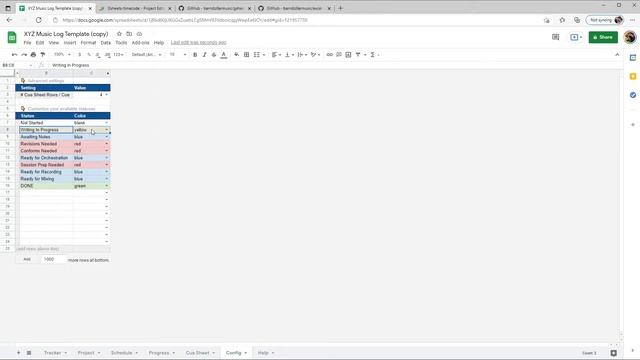 Music Log: timecode cue tracker in Google Sheets, Excel (film & TV composers) смотреть онлайн