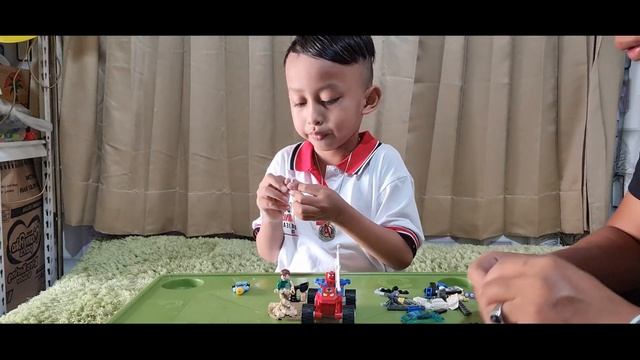 Lego Spiderman||Lego City|| unboxing Lego Spiderman dan city part 2 смотреть онлайн