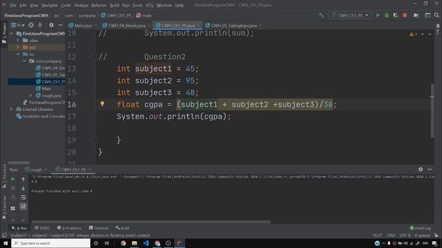 Java Tutorial: Chapter 1- Practice Set | Java Practice Problems With Solution смотреть онлайн