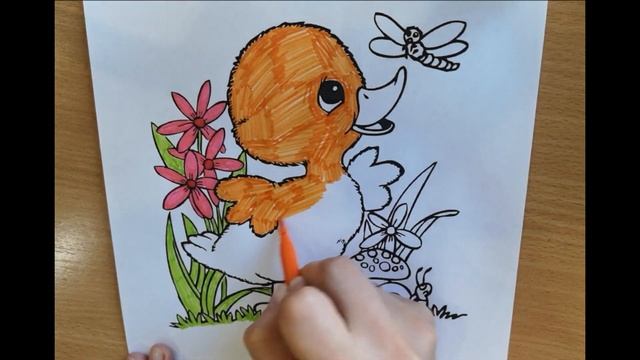 Танец маленьких утят -мульт-песенка и раскраска! Цыпленок Пи смотреть онлайн