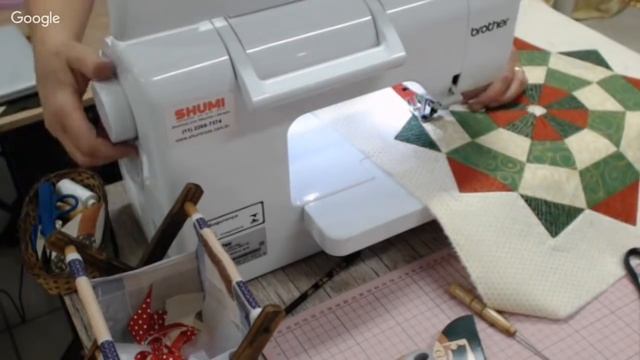 Patchwork Ao Vivo #66: Sousplat natalino com Dresden Plate смотреть онлайн
