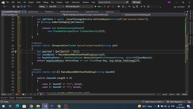 Part-5 | Implement Blazor AuthenticationStateProvider[.NET 7 Blazor WASM JWT Authentication] смотреть онлайн