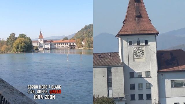 GoPro Hero 7 Zoom Tests (0-100%, Linear, Wide, VS Sony AX53) смотреть онлайн