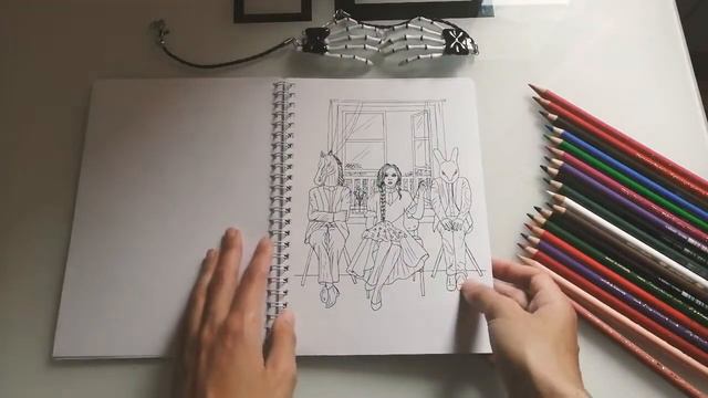 Раскраска "Delusion" от ColoringByKitty смотреть онлайн