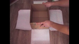 Обклеить коробку бумагой легко и быстро / To paste over a box with paper easily and quickly