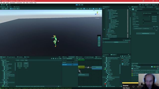 Как создать tower defence, добавляем монстров, анимацию и эффекты при попадании, 6 часть смотреть онлайн