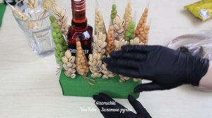 Мужской букет КОНВЕРТ / Подарок мужчине на 23 февраля своими руками