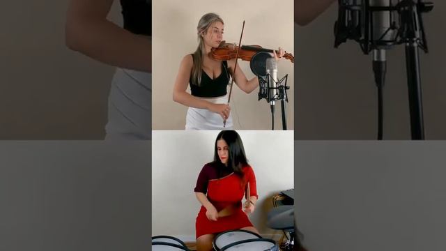 Carol Of The Bells- Violin And Drum Cover String Thing