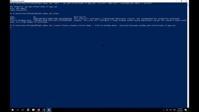 How to create Windows Clusters in Kubernetes using Pivotal Container Service (PKS) смотреть онлайн